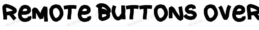 REMOTE BUTTONS OVERV字体转换